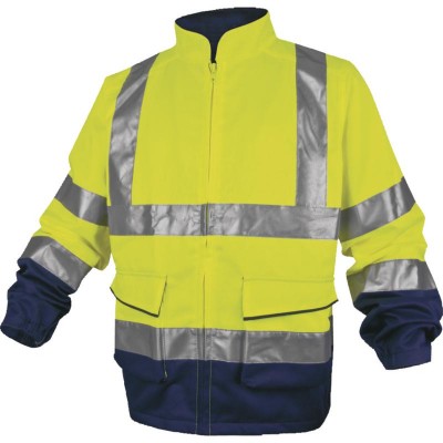 Delta Plus PHVE2 kabát Fluo sárga-Tengerészkék - TÖBB méretben